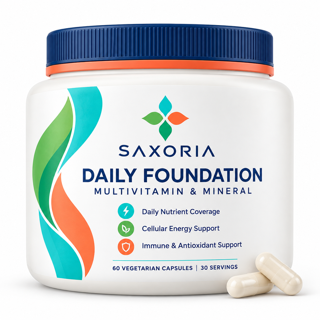 Saxoria Daily Foundation Multivitamin & Mineral Capsules