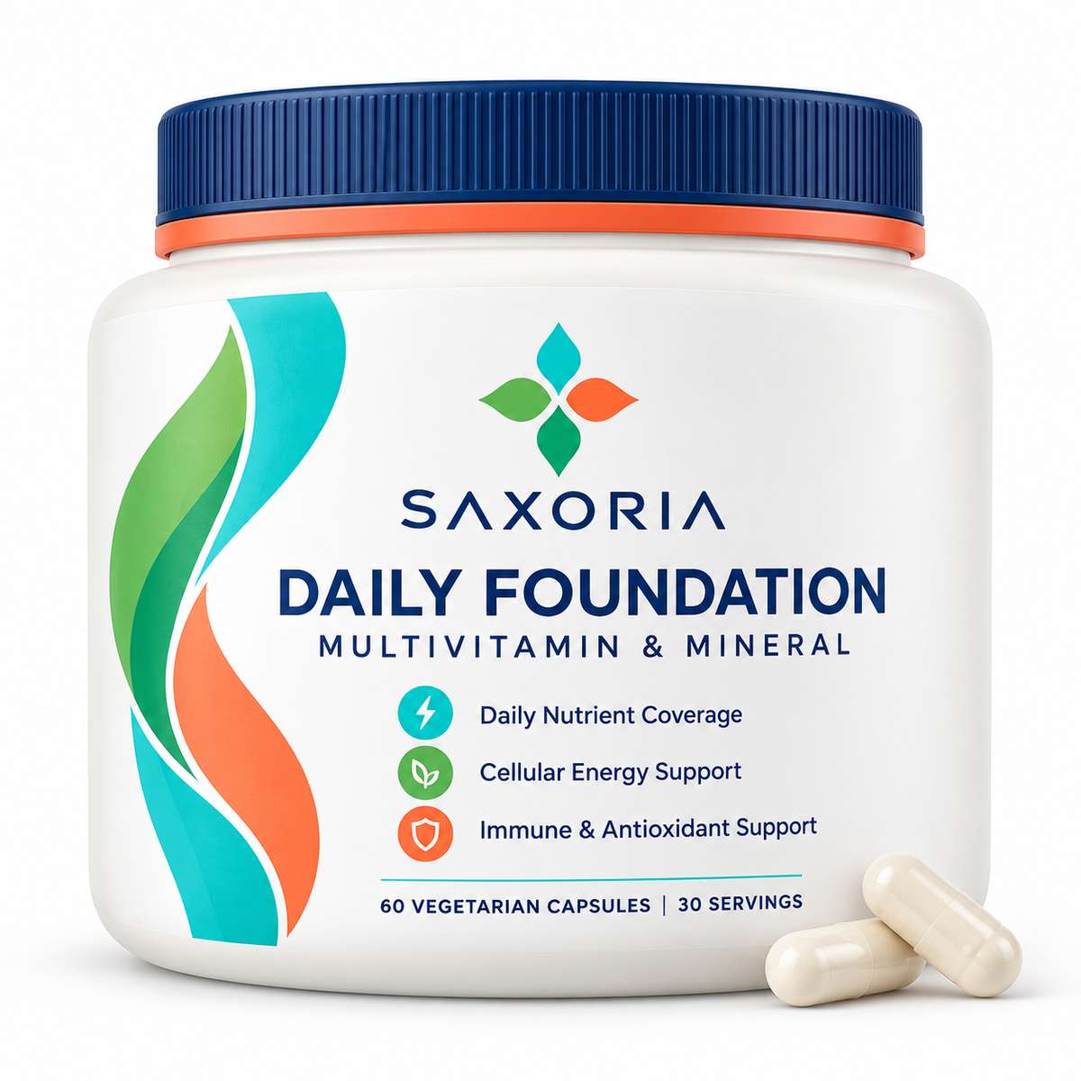 Saxoria Daily Foundation Multivitamin & Mineral Capsules