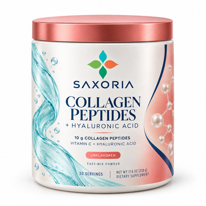 Saxoria Collagen Peptides + Hyaluronic Acid Powder