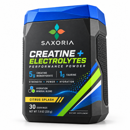 Saxoria Creatine + Electrolyte Performance Powder