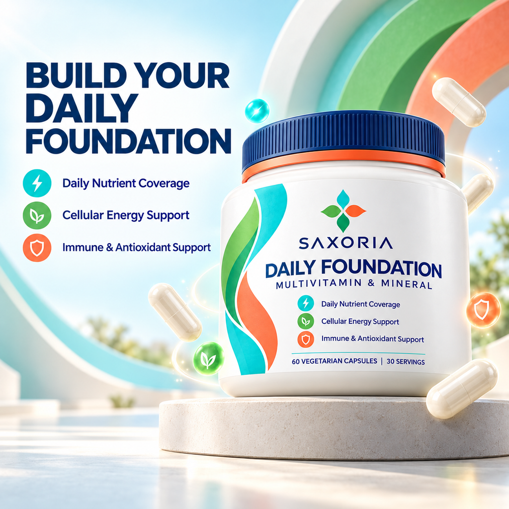 Saxoria Daily Foundation Multivitamin & Mineral Capsules